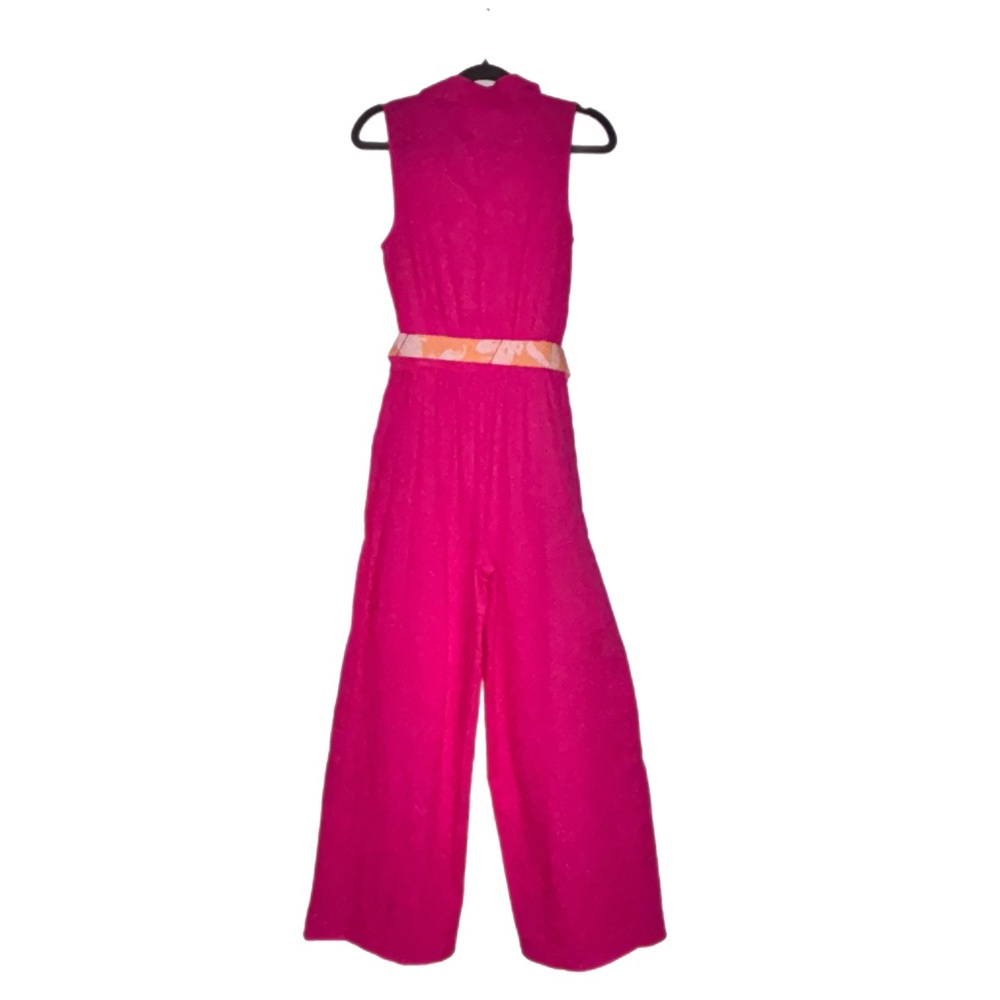 Barbie Pink Jumpsuit with Orange Belt NWOT - Picture 3 of 9